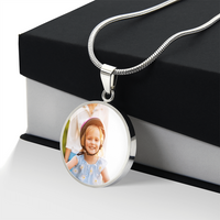 Load image into Gallery viewer, Forever Round – Memory Keepsake Photo Pendant
