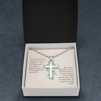 Load image into Gallery viewer, Just Because I Love You - Stainless Cross Necklace
