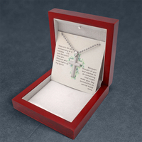 Load image into Gallery viewer, Just Because I Love You - Stainless Cross Necklace

