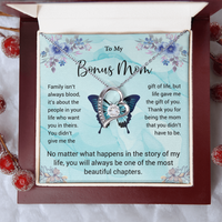 Load image into Gallery viewer, To My Bonus Mom - Forever Love Necklace
