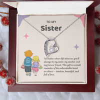 Load image into Gallery viewer, My Sister, My Friend Forever Love Necklace
