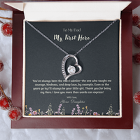 Load image into Gallery viewer, Dad - You Are My First Hero - Forever Love Necklace
