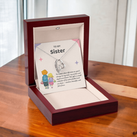 Load image into Gallery viewer, My Sister, My Friend Forever Love Necklace
