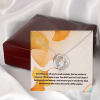 Load image into Gallery viewer, Just Because You're Wonderful and Kind - Forever Love Necklace
