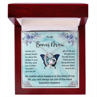 Load image into Gallery viewer, To My Bonus Mom - Forever Love Necklace
