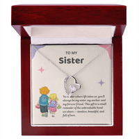 Load image into Gallery viewer, My Sister, My Friend Forever Love Necklace
