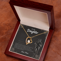 Load image into Gallery viewer, To My Brave Daughter - Forever Love Necklace
