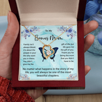 Load image into Gallery viewer, To My Bonus Mom - Forever Love Necklace
