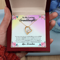 Load image into Gallery viewer, To My Loving Granddaughter - Forever Love Necklace

