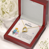 Load image into Gallery viewer, My Sister, My Friend Forever Love Necklace
