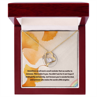 Load image into Gallery viewer, Just Because You're Wonderful and Kind - Forever Love Necklace
