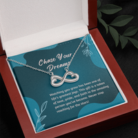 Load image into Gallery viewer, Chase Your Dreams Always - Graduation Gift Necklace
