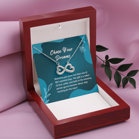 Load image into Gallery viewer, Chase Your Dreams Always - Graduation Gift Necklace
