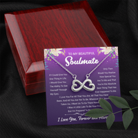 Load image into Gallery viewer, To My Soulmate - Love You Forever - Endless Love Necklace
