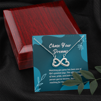 Load image into Gallery viewer, Chase Your Dreams Always - Graduation Gift Necklace
