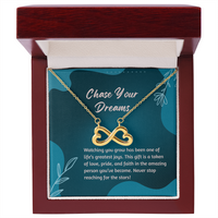 Load image into Gallery viewer, Chase Your Dreams Always - Graduation Gift Necklace
