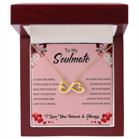 Load image into Gallery viewer, To My Love - Love You Forever - Endless Love Necklace
