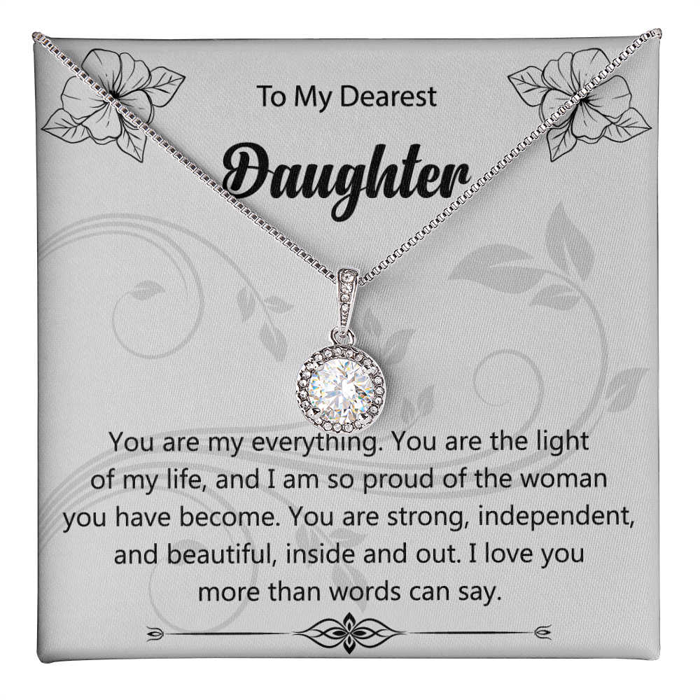 To My Dearest Daughter - Eternal Hope Necklace