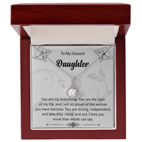 Load image into Gallery viewer, To My Dearest Daughter - Eternal Hope Necklace
