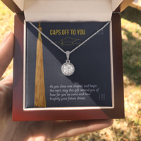Load image into Gallery viewer, Your Future Is Bright – Graduation Gift Necklace

