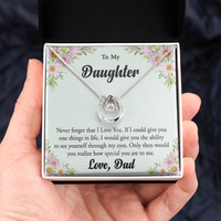 Load image into Gallery viewer, You Are Special To Me - To My Daughter - Love Knot Necklace
