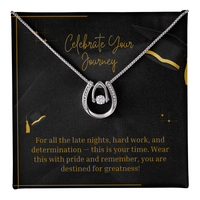 Load image into Gallery viewer, Celebrate Your Journey - Graduation Gift Necklace
