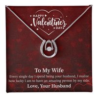 Load image into Gallery viewer, To My Beautiful Wife - Lucky In Love Necklace
