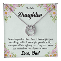 Load image into Gallery viewer, You Are Special To Me - To My Daughter - Love Knot Necklace
