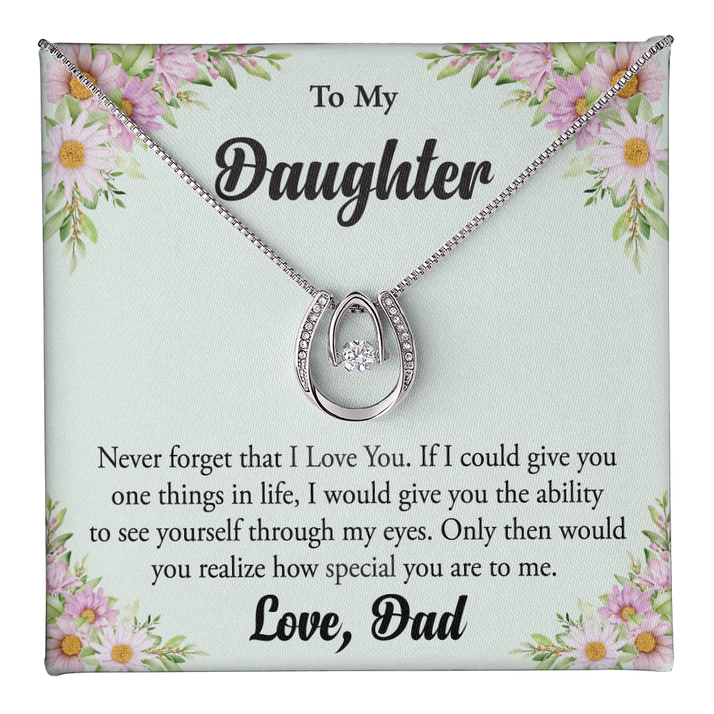 You Are Special To Me - To My Daughter - Love Knot Necklace