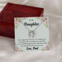 Load image into Gallery viewer, You Are Special To Me - To My Daughter - Love Knot Necklace
