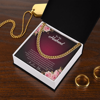 Load image into Gallery viewer, To My Husband - I&#39;m Grateful - Cuban Link Chain
