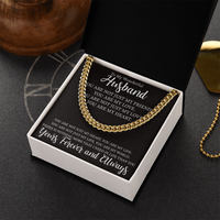 Load image into Gallery viewer, To My Husband - Cuban Link Chain
