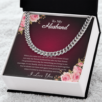 Load image into Gallery viewer, To My Husband - I&#39;m Grateful - Cuban Link Chain
