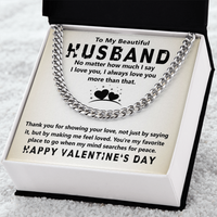 Load image into Gallery viewer, To My Beautiful Husband - Cuban Link Chain
