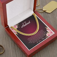 Load image into Gallery viewer, To My Husband - I&#39;m Grateful - Cuban Link Chain
