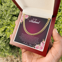 Load image into Gallery viewer, To My Husband - I&#39;m Grateful - Cuban Link Chain
