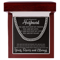 Load image into Gallery viewer, To My Husband - Cuban Link Chain
