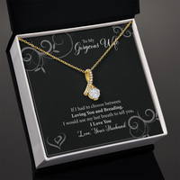 Load image into Gallery viewer, To My Gorgeous Wife - Alluring Beauty Necklace
