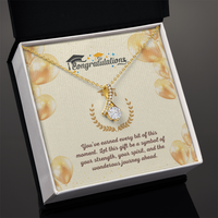 Load image into Gallery viewer, You&#39;ve Earned This – Graduation Gift Necklace
