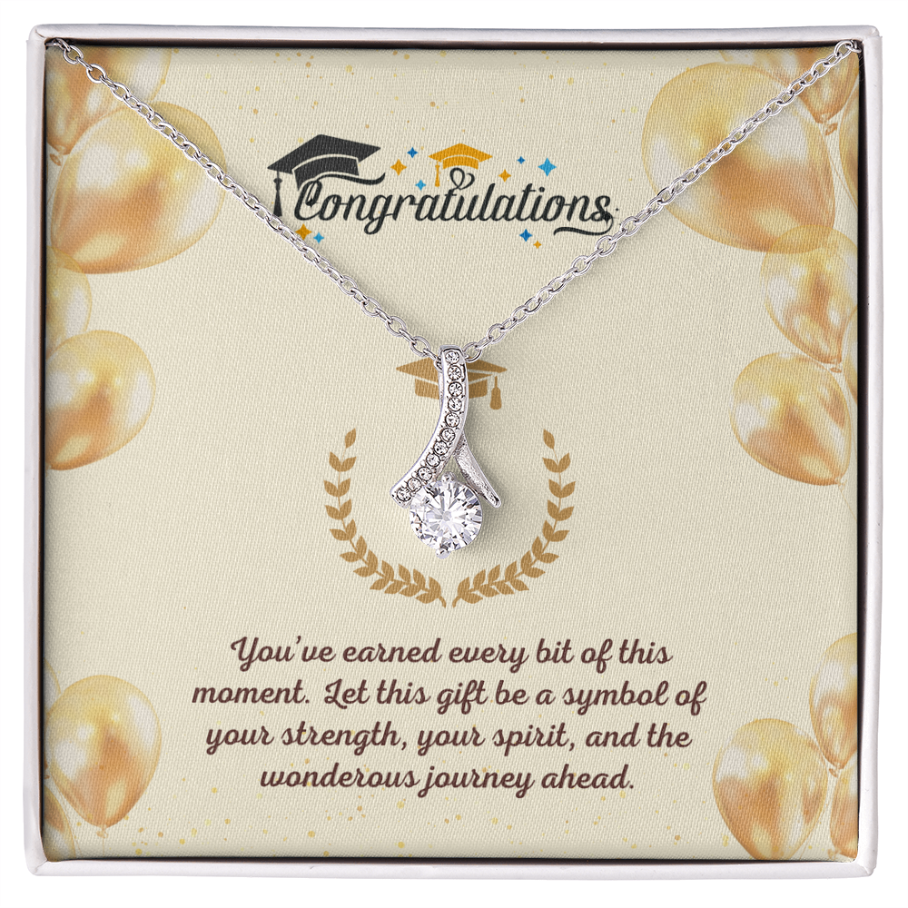 You've Earned This – Graduation Gift Necklace