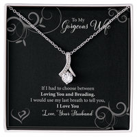 Load image into Gallery viewer, To My Gorgeous Wife - Alluring Beauty Necklace
