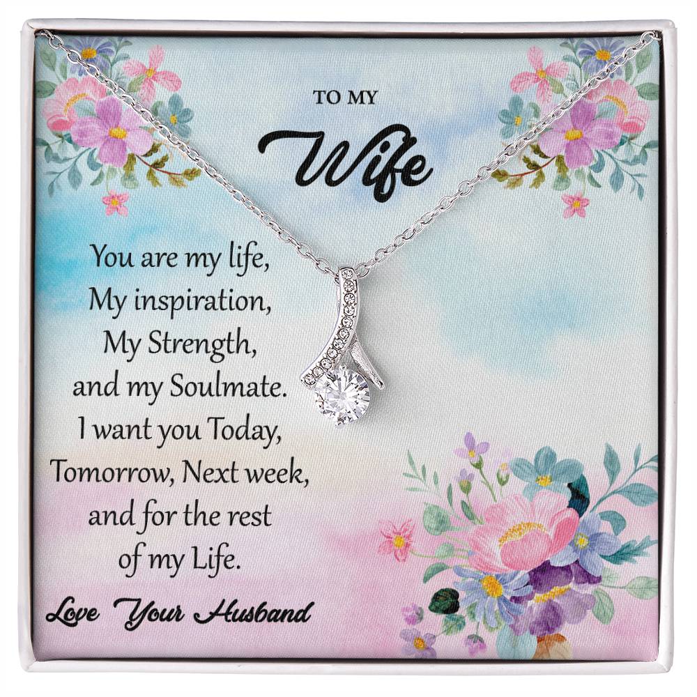 To My Wife - Alluring Beauty Necklace
