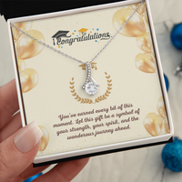 Load image into Gallery viewer, You&#39;ve Earned This – Graduation Gift Necklace
