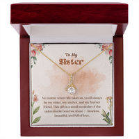 Load image into Gallery viewer, To My Sister – Forever &amp; Always Alluring Beauty Necklace
