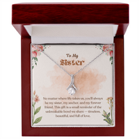 Load image into Gallery viewer, To My Sister – Forever &amp; Always Alluring Beauty Necklace

