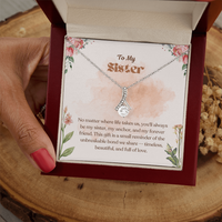 Load image into Gallery viewer, To My Sister – Forever &amp; Always Alluring Beauty Necklace
