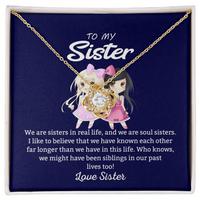 Load image into Gallery viewer, To My Sister - Love Knot Necklace
