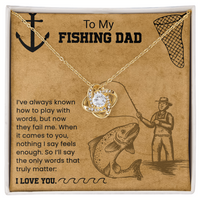 Load image into Gallery viewer, To My Fishing Dad - Love Knot Necklace
