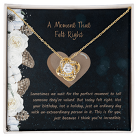 Load image into Gallery viewer, Just Because You're Incredible - Love Knot Necklace
