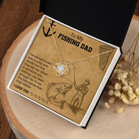 Load image into Gallery viewer, To My Fishing Dad - Love Knot Necklace
